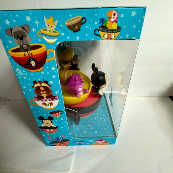 NWT. Disney WDW 50th Kingdom Of Cute Wonderground Teacups Figurine Disney Parks - Picture 6 of 11